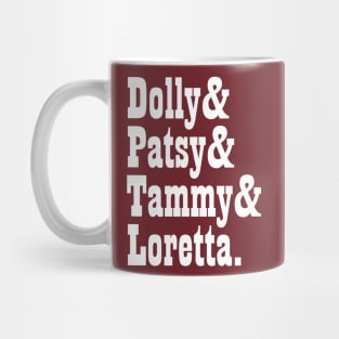 Country Legends / Retro Style Country Music Fan Mug